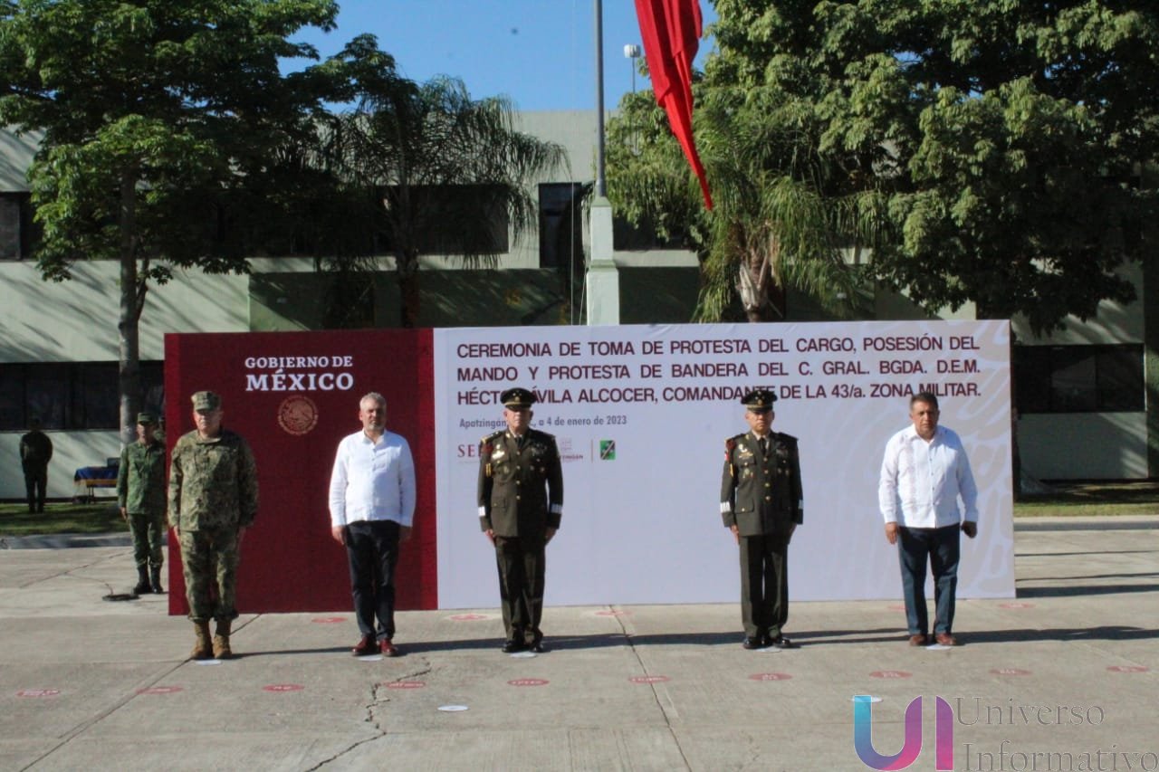 Ceremonia de toma de posesión del mando y Protesta de Bandera del Comandante de la 43/a. Zona Militar.