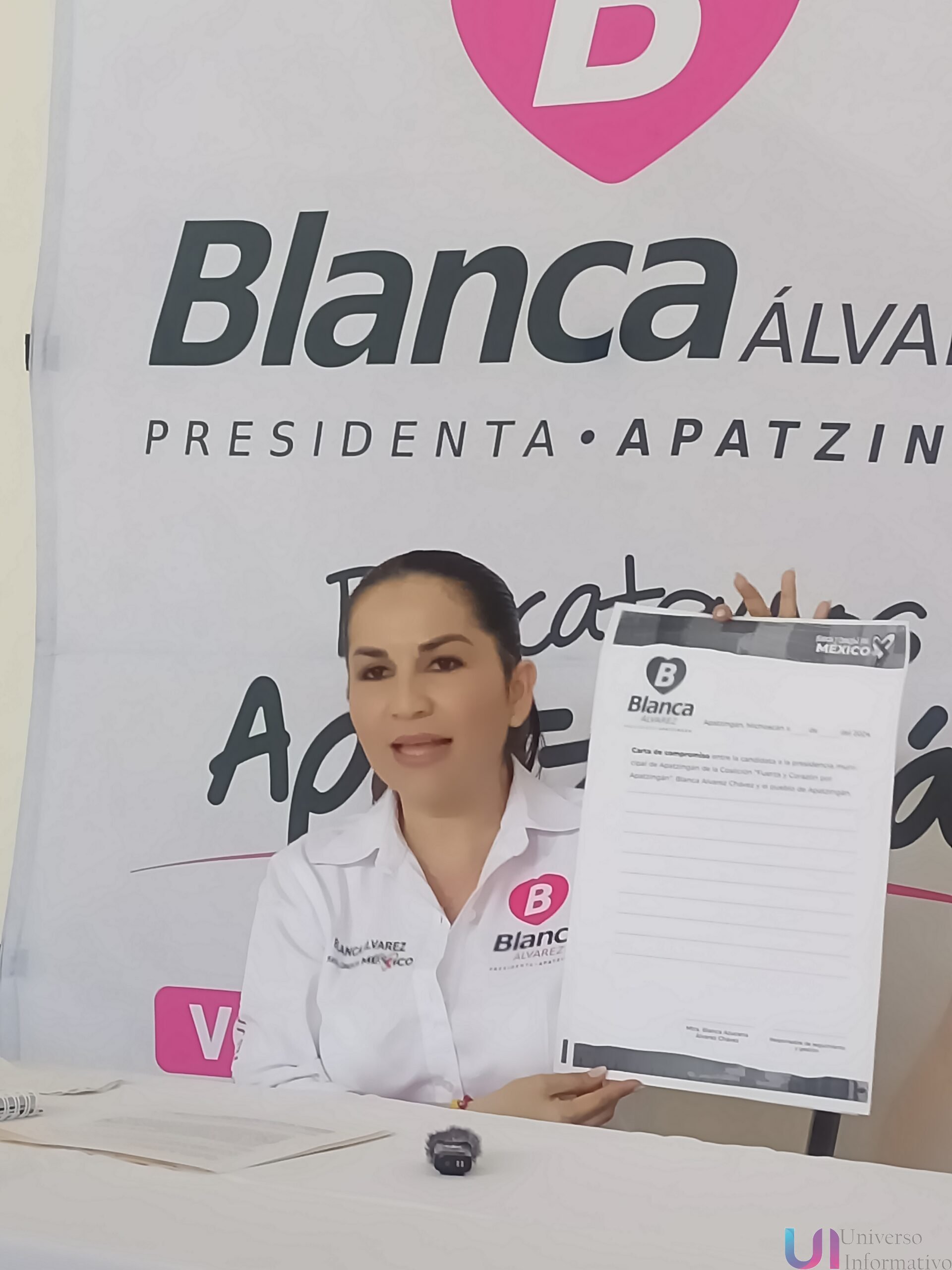 Apatzingán tiene de dos, continuar con más de lo mismo o votar por un proyecto de cambio y compromiso real: Blanca Álvarez