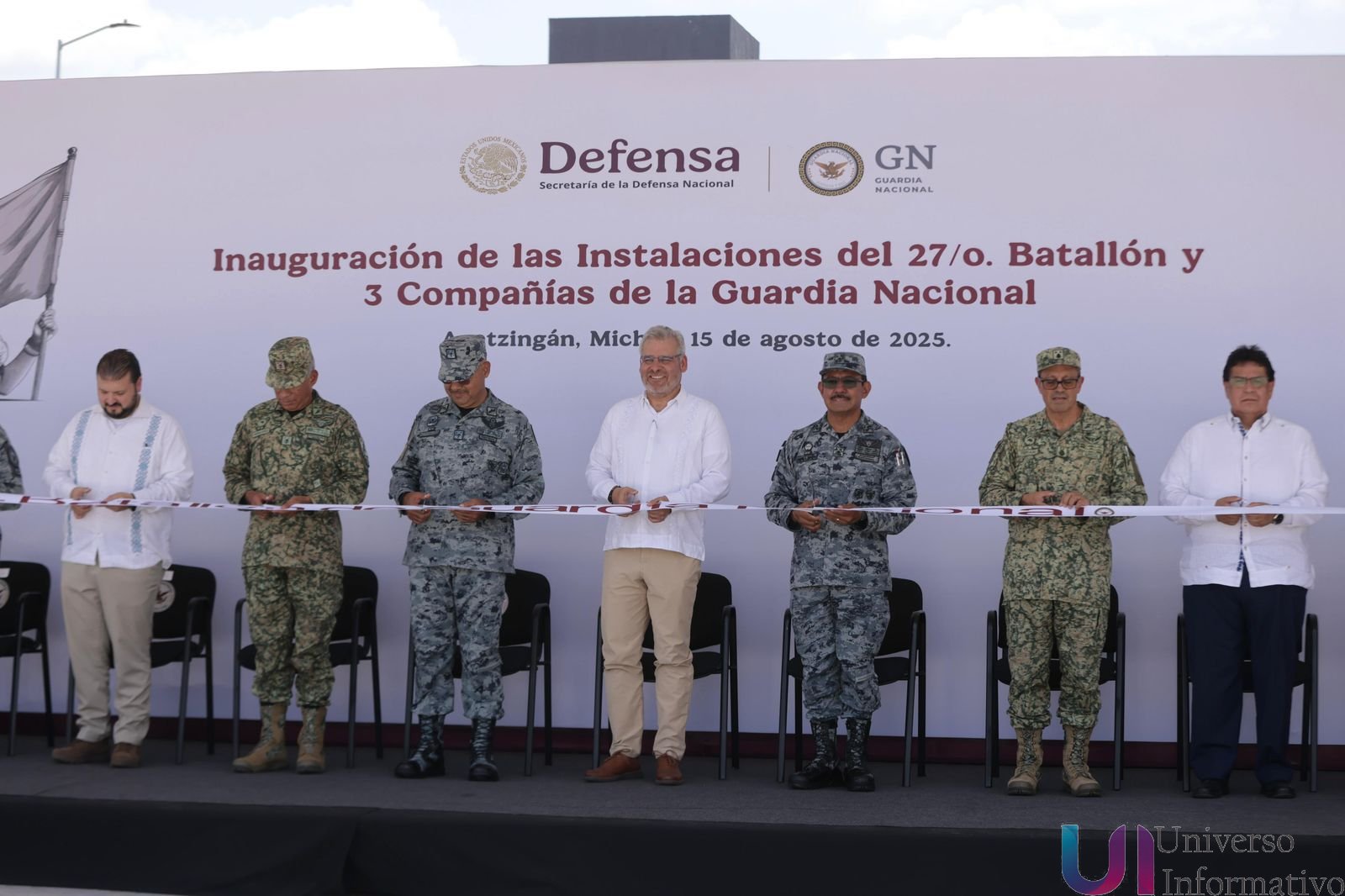 Inaugura Bedolla cuartel regional de la Guardia Nacional en Apatzingán