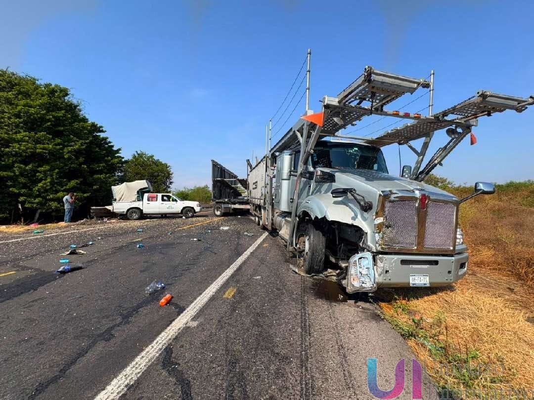 Accidente vehicular en la Autopista Siglo XXI deja a dos menores con lesiones leves