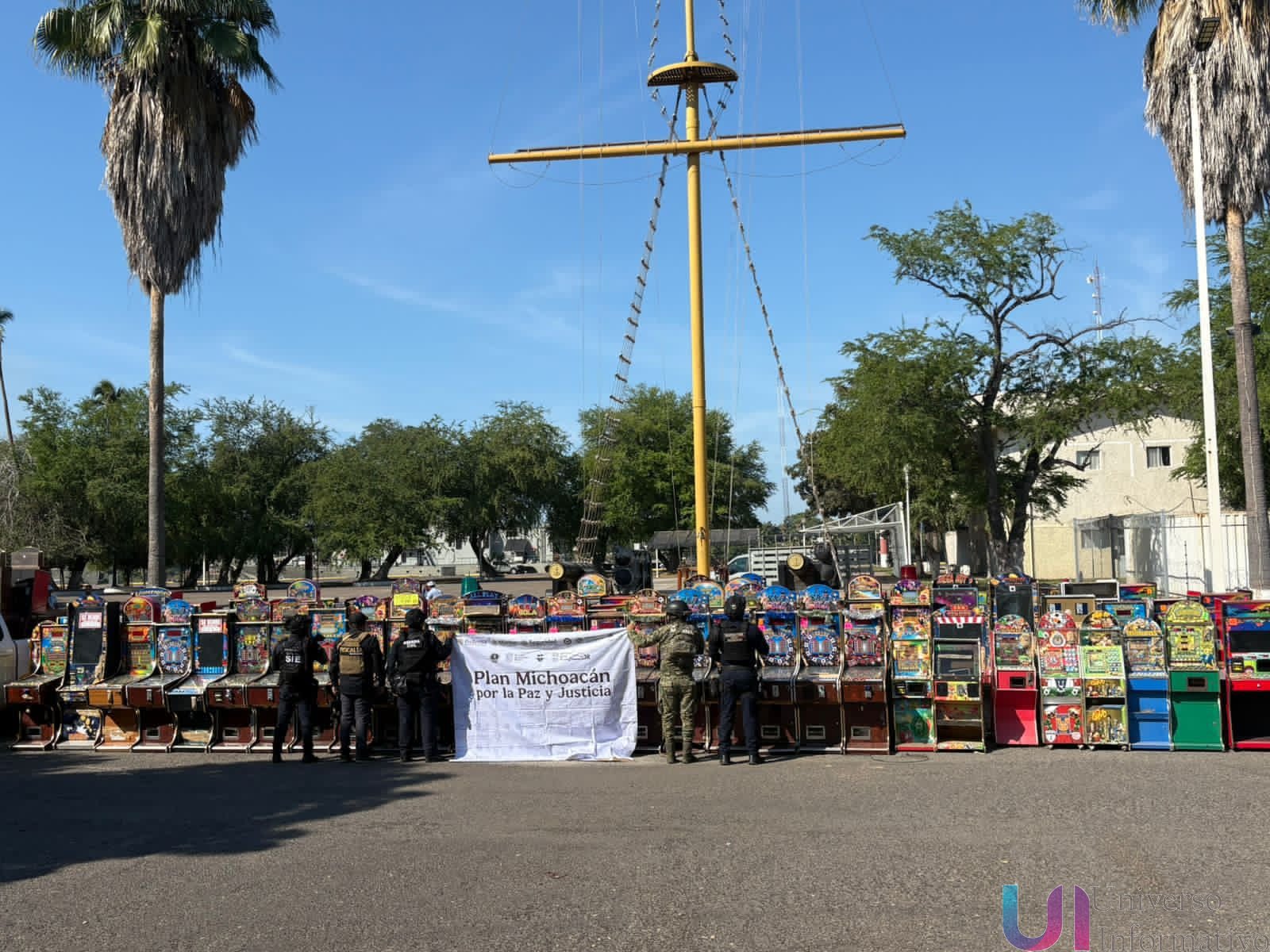 Más de 3 mil 200 máquinas tragamonedas aseguradas en el combate a la extorsión durante 2025