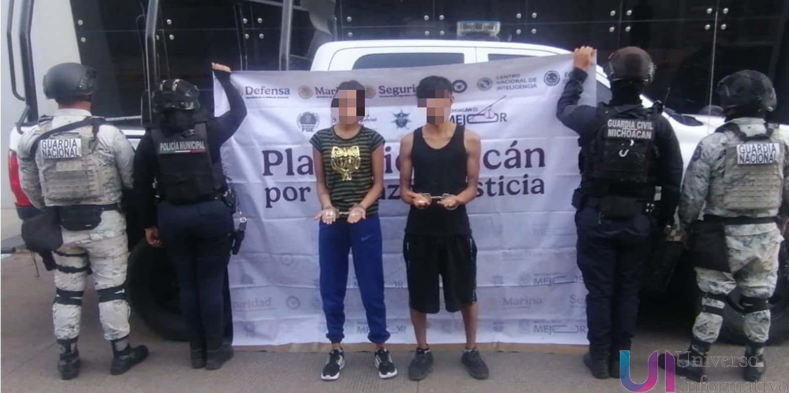 Operativos en Uruapan y Zamora dejan cuatro detenidos por presunta posesión de droga