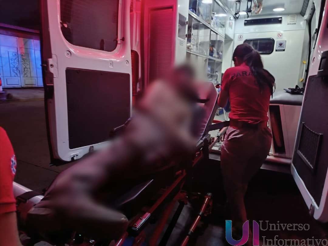 Joven herido de bala solicita auxilio a elementos de la Guardia Nacional en Uruapan