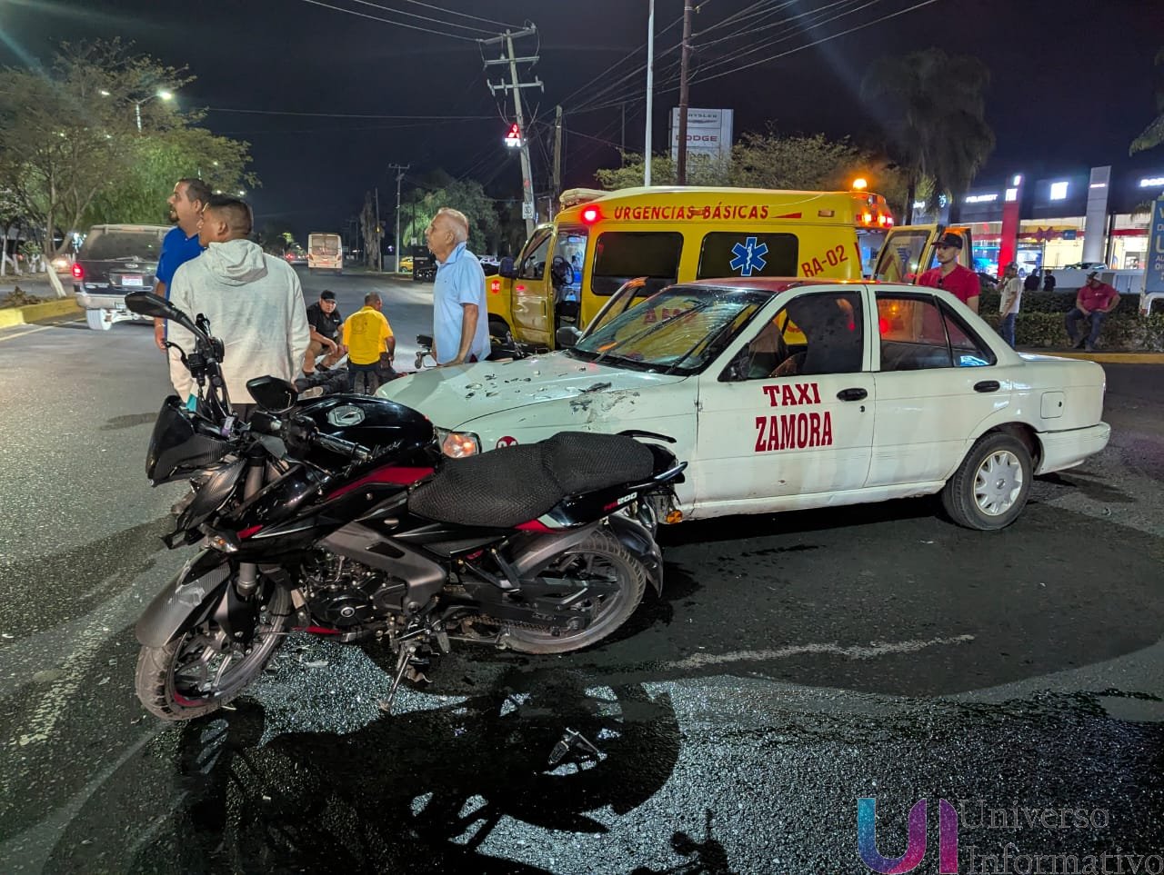 Joven motociclista resulta gravemente lesionado tras colisión con taxi en Zamora