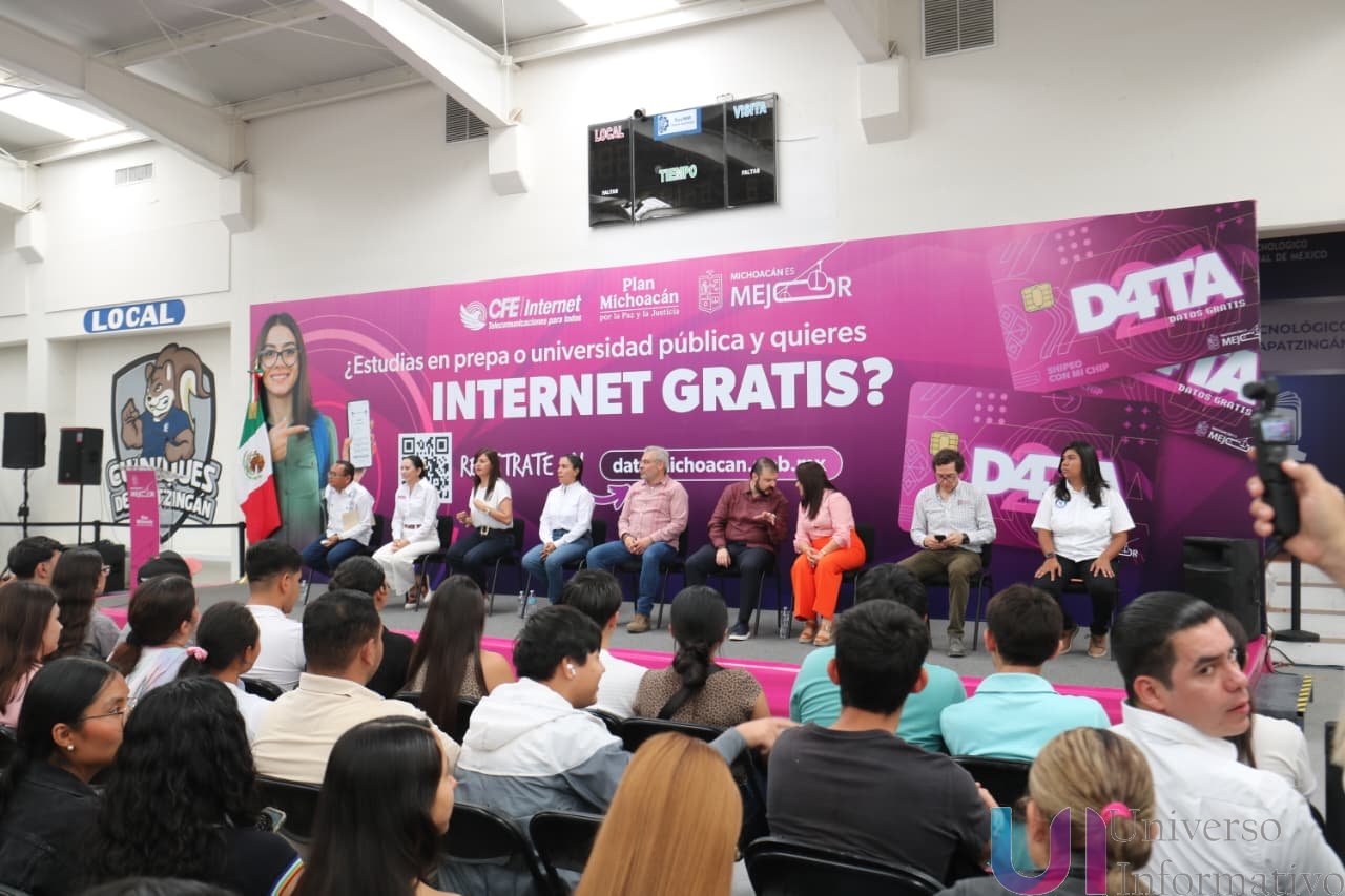 Fanny Arreola: El Programa Data Datos Gratis fortalece la conectividad de estudiantes en Apatzingán.